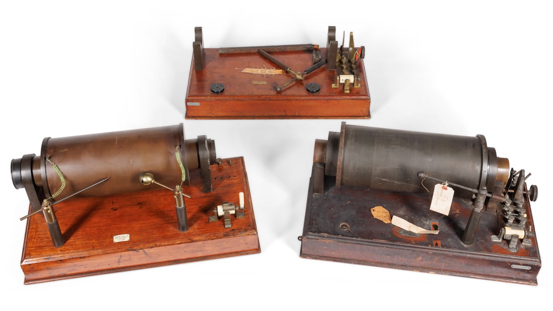 Three Marconi Spark Coil Transmitters from The Edison Institute (ca. 1905) (1 of 10)