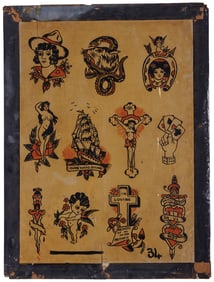 "Until Death Do Us Part" and Other Traditional Tattoo Designs by Fred Baldwin (Halifax, ca. 1940) 21
