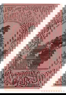 Miss Lulu Aggie Tattooed Lady Pitch Book (New York, ca. 1886) 6 1/2 x 4 1/4 in. (16.5 x 10.8 cm.): Miss Lulu Aggie Tattooed Lady Pitch Book(New York, ca. 1886)Rare copy of Life and History of Miss Lulu Aggie, The Tattooed Lady. Souvenir ?pitch? book, N.Y. Popular Publishing Co., 37 Bond Street, New