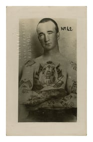 Postcard Sold by Tattoo Artist Joseph Hartley (Bristol, England, ca. 1930) 5 1/2 x 3 1/2 in. (14 x
