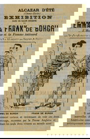 Handbill for American Tattooed Couple Frank and Emma DeBurgh (Paris, ca. 1888) 8 1/2 x 5 1/2 in.