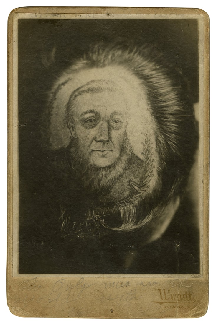 Cabinet Card of Paul Kruger Tattoo on John Clark (New York, ca. 1914) 6 1/2 x 4 1/2 in. (16.5 x 11.4 (1 of 2)