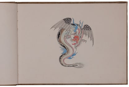 Early Book of Tattoo Designs (1912) 9 1/2 x 12 1/2 in. (24.1 x 31.8 cm.)