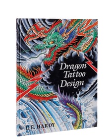 Autographed Copy of Dragon Tattoo Design by Ed Hardy (Honolulu, 1988) 11 1/4 x 8 in. (28.6 x 20.3