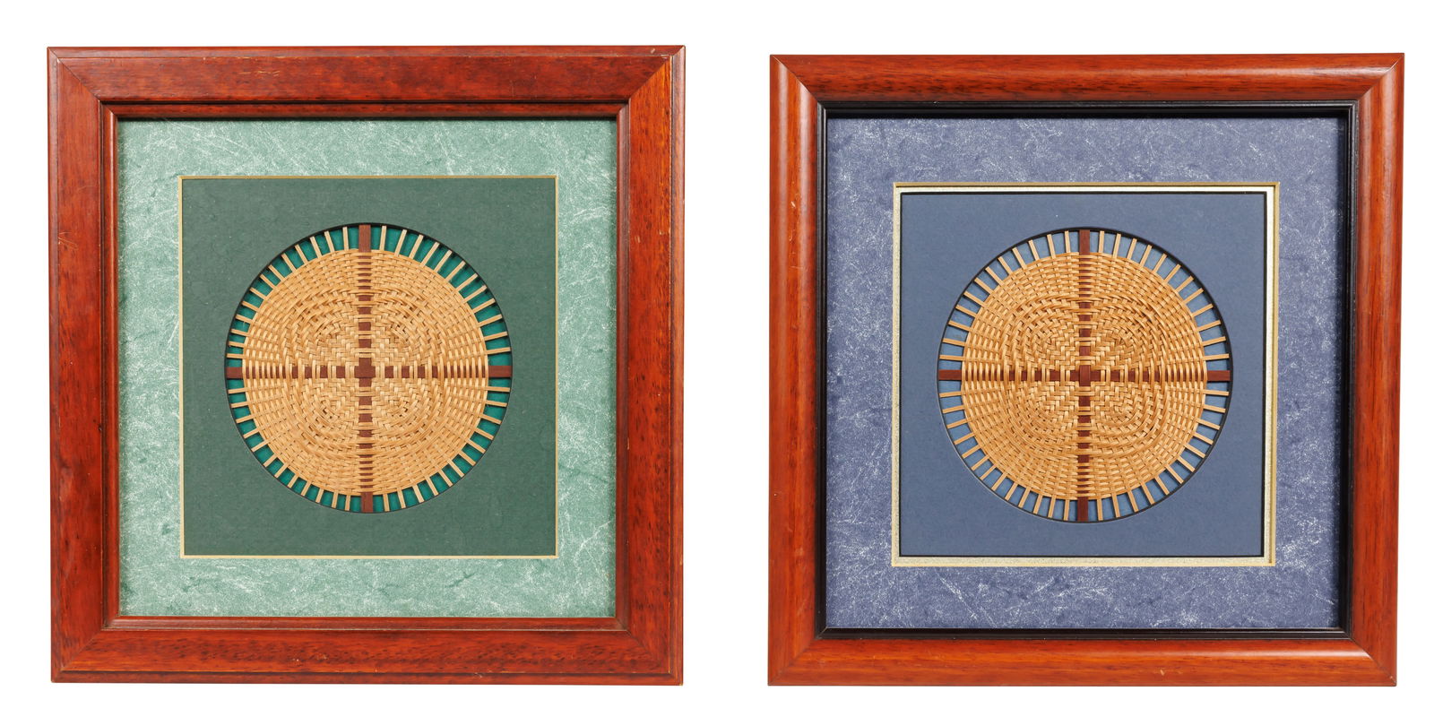 Pair of Shaker Quatrefoil Medallions by Martha Wetherbee (New Hampshire, ca. 1985) 10 1/2 x 10 1/2 (1 of 6)