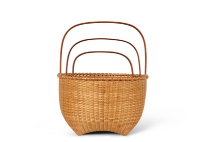 Nest of Shaker Ministry Baskets by Martha Wetherbee (New Hampshire, 1982) Largest: 12 x 9 3/4 in.