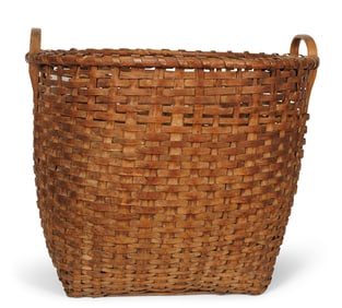 Large Shaker Work Basket (New Lebanon, New York, ca. 1850) 11 1/2 x 21 x 23 in. (29.2 x 53.3 x 58.4