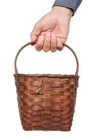 Early Shaker Basket by John Farrington (New Lebanon, New York, ca. 1800) 10 x 6 3/4 in. (25.4 x 17.1