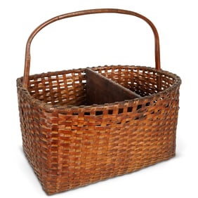 Shaker Wash Room Basket (Canterbury, New Hampshire, ca. 1810) 20 1/2 x 16 x 20 1/2 in. (52.1 x 40.6