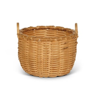 Miniature Taghkanic Basket (West Taghkanic, New York, ca. 1915) 2 3/4 x 3 in. (7 x 7.6 cm.)