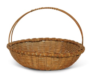 Taghkanic Friendship Basket (West Taghkanic, New York, ca. 1915) 9 x 11 in. (22.9 x 27.9 cm.)