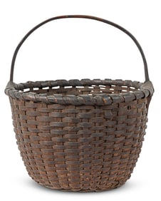 Ramapo Appalachian Basket (Bergen County, New Jersey, ca. 1940) 8 3/4 x 7 1/2 in. (22.2 x 19.1 cm.)