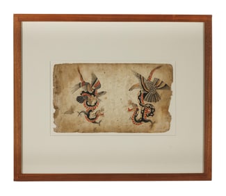 Dragons, Eagles, and Snakes Tattoo Designs (England, ca. 1920) 7 1/4 x 12 1/2 in. (18.4 x 31.8 cm.),