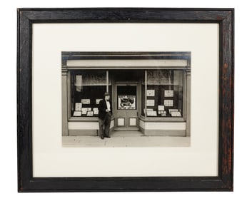 Photograph of Dusty Rhodes's Tattoo Shop (Grimsby, England, ca. 1950) 6 1/4 x 8 1/4 in. (15.9 x 21