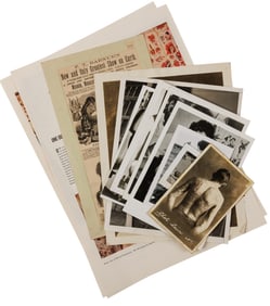 Collection of Tattoo Photos and Ephemera (America, 1920s to 1960s) Largest: 14 x 10 in. (35.6 x 25.4