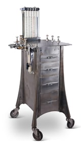 Art Deco Anesthesia Machine Cabinet by Foregger (New York, ca. 1935) 48 x 22 x 22 in. (121.9 x 55.9