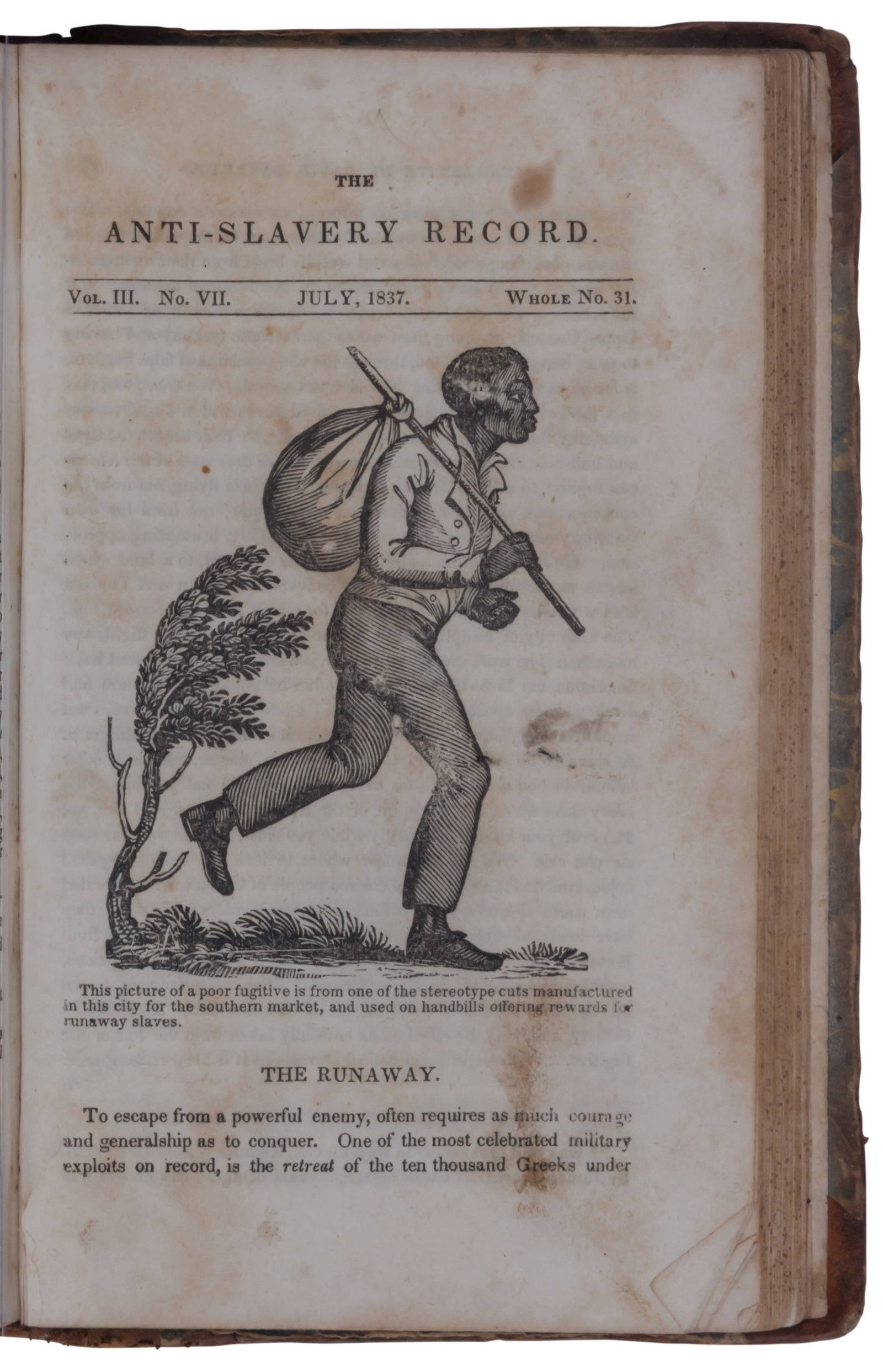 The Anti-Slavery Record, Volumes 1-3 [Abolition - Rare Book] (New York, 1835-1837) (1 of 8)