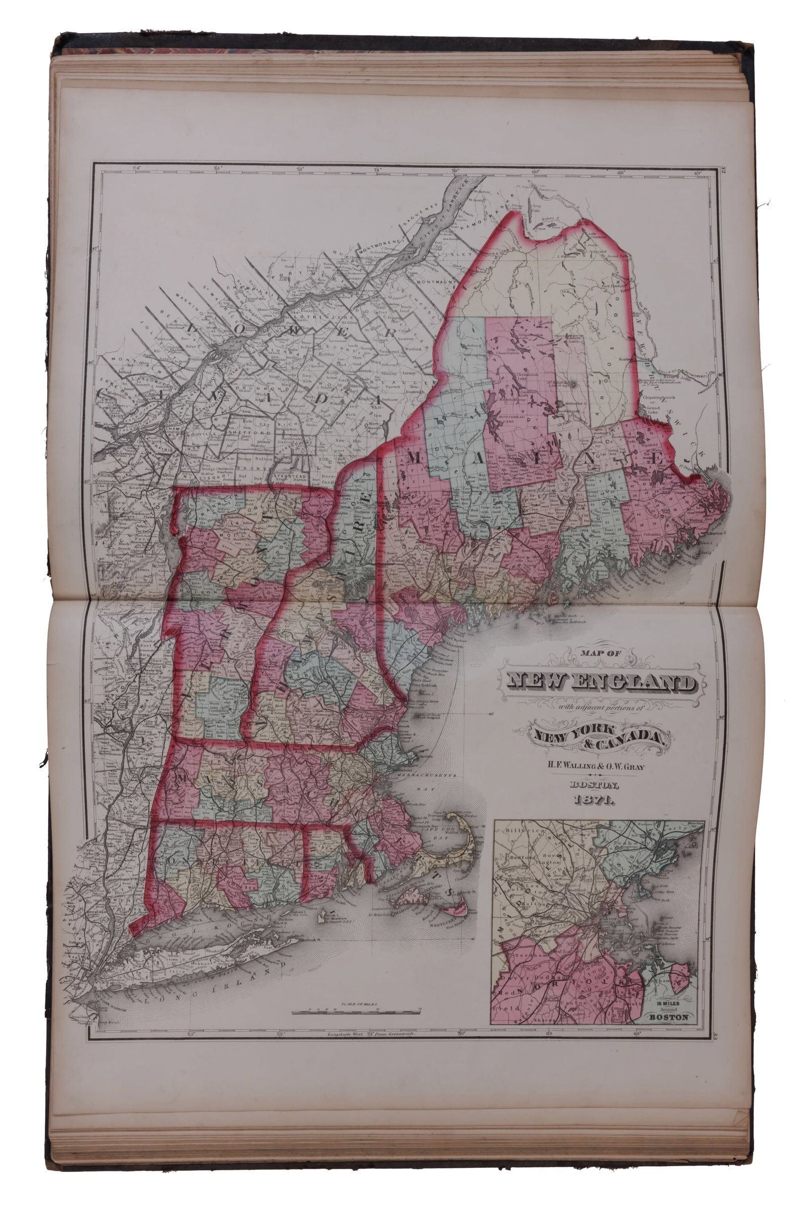 Three 19th Century Atlases, Massachusetts and New Hampshire [Map] (Massachusetts, 1865-1892) (1 of 13)