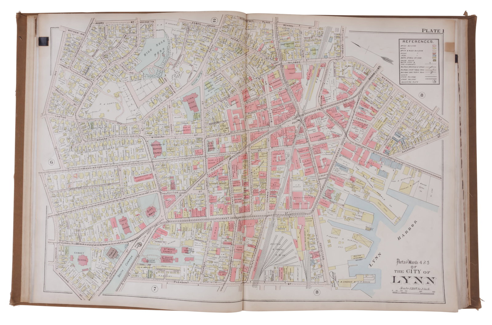1905 Atlas of Lynn, Massachusetts, Including Swampscott and Saugus [Map] (Lynn, Massachusetts, 1905) (1 of 4)