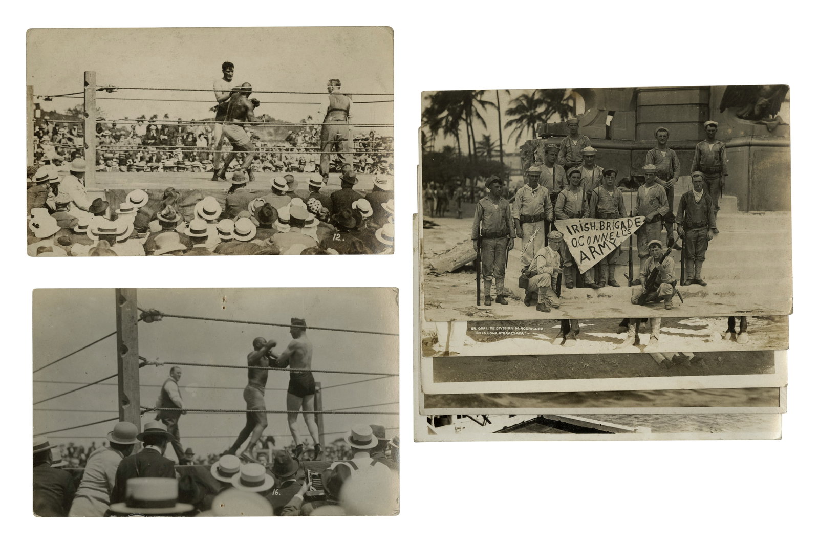 U.S. Navy Photo Postcards (330+), Jack Johnson [WWI - Boxer - Military - Mexican Revolution - (1 of 6)