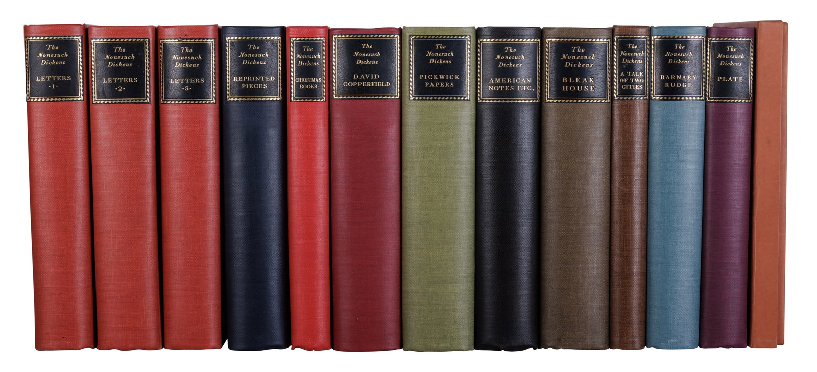 [Charles Dickens] The Nonesuch Dickens, The Works with Engraved Plate by Phiz (London, 1937-1938) (1 of 4)