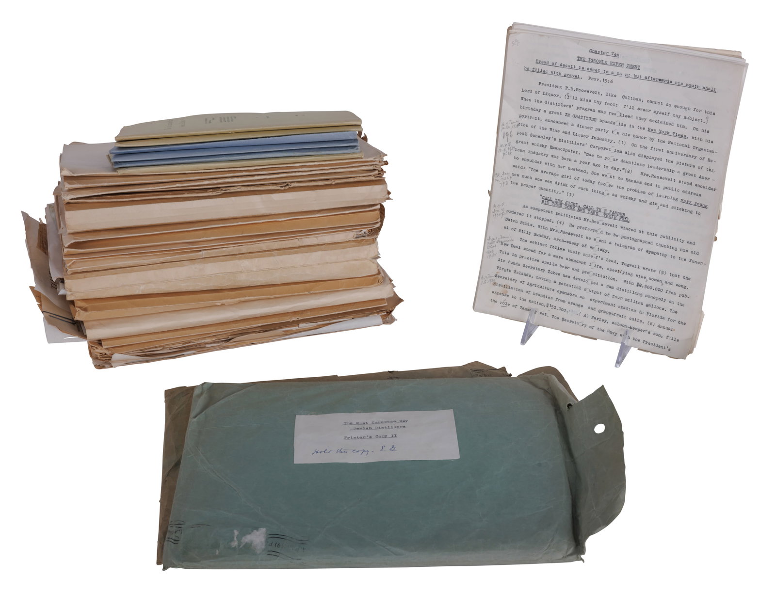 Ernest Gordon Papers: Prohibition, Temperance, and Alcohol Reform [Manuscript] (1 of 6)