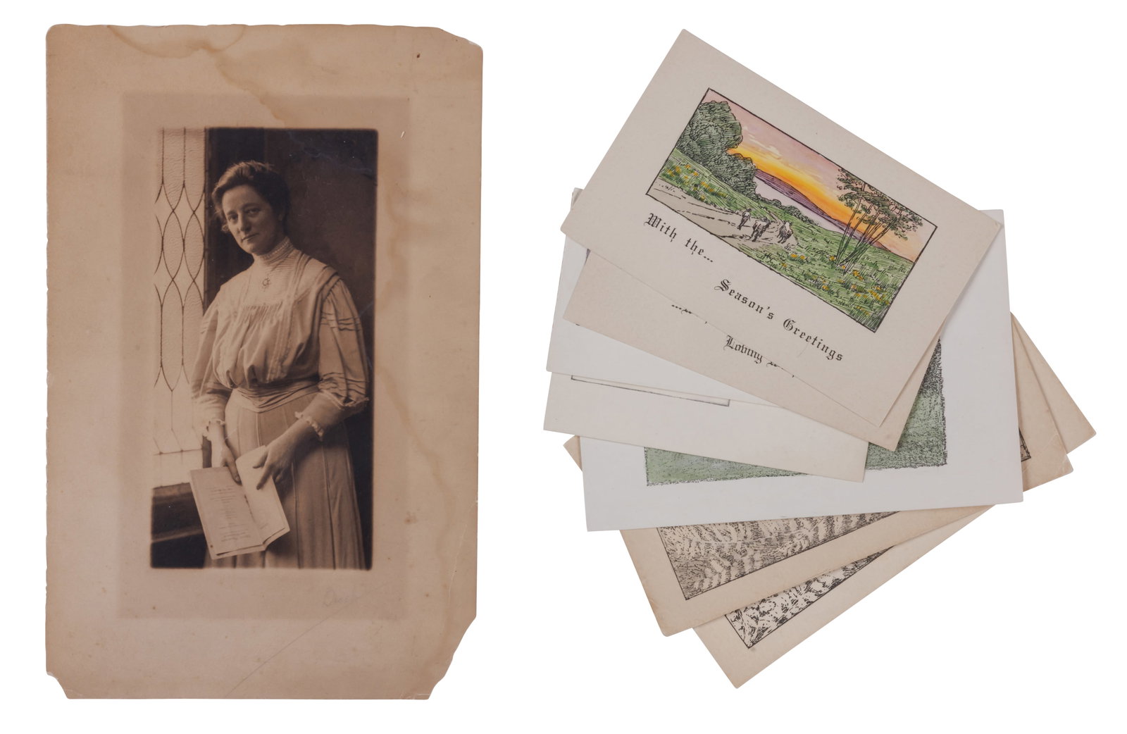 Family Papers and Photos Related to Artist Emma Kaan [Barbizon School - Arts & Crafts] (1860-1940) (1 of 7)