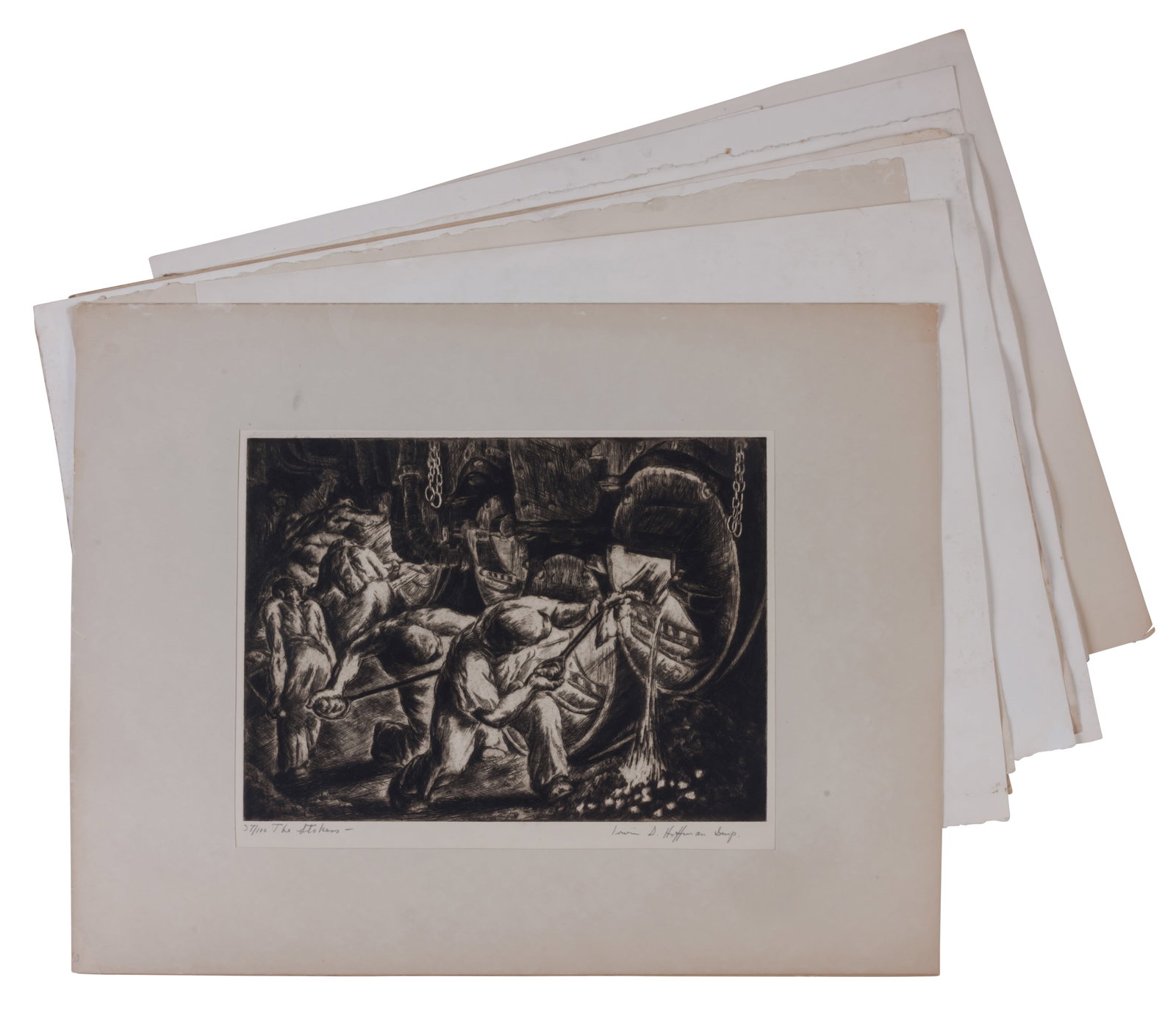 Group of 20 Etchings by Irwin D. Hoffman (ca. 1935) (1 of 15)