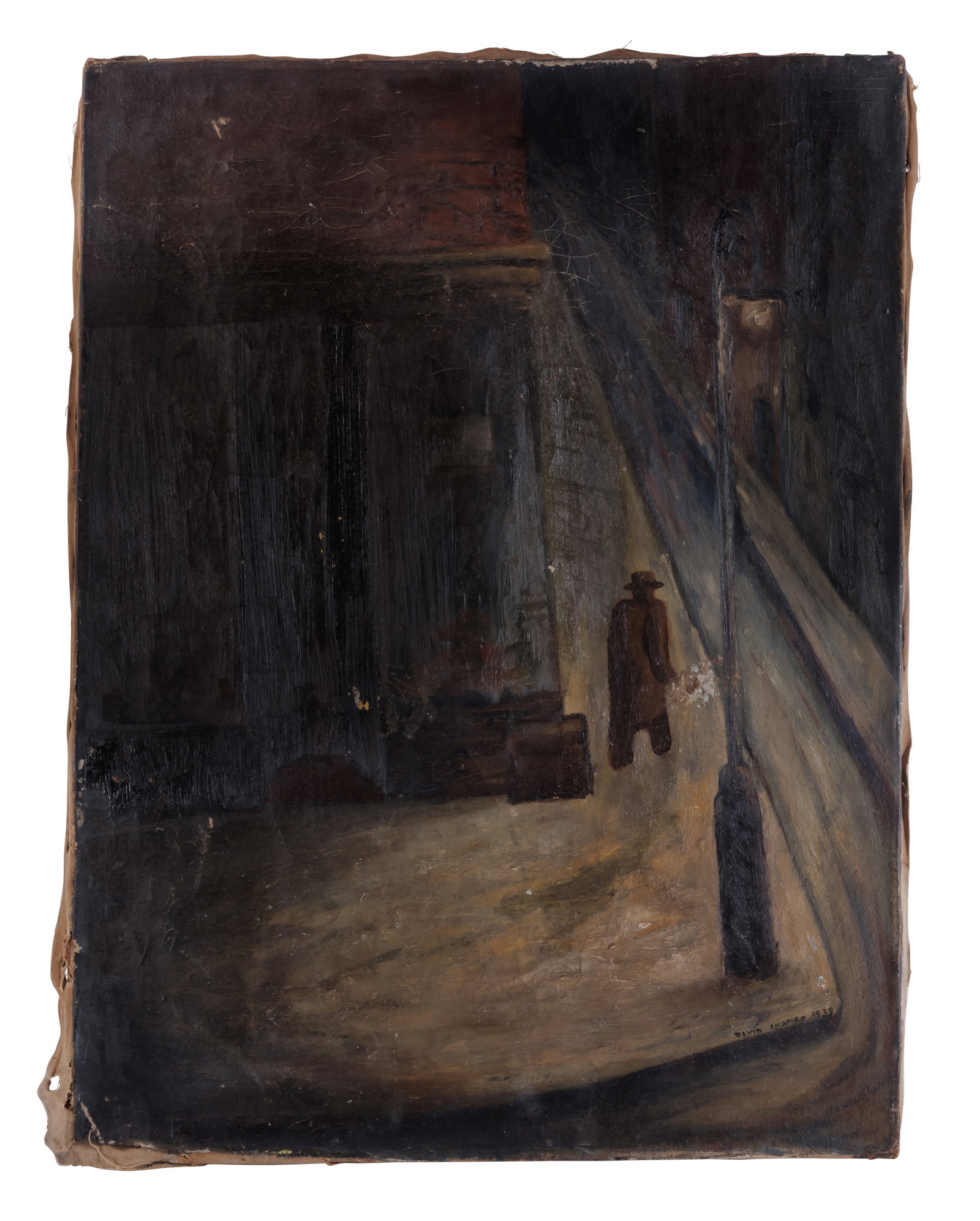 New York at Night by David Shapiro [Fine Art - Painting] (New York, 1939) 24 x 18 in. (61 x 45.7 (1 of 5)