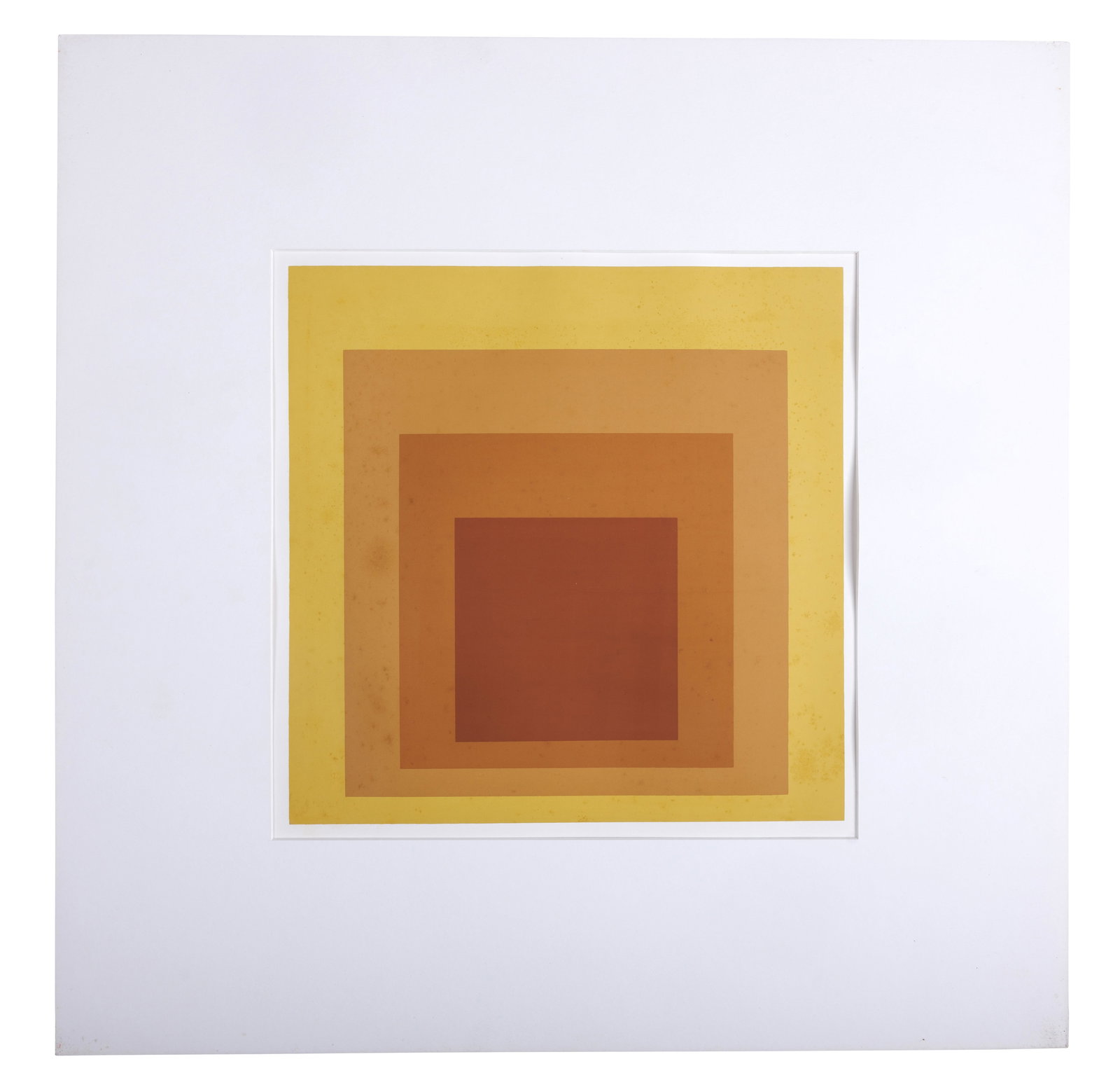 "Golden Gate" by Josef Albers, Homage to the Square: Soft Edge ? Hard Edge [Modern Art] (1965): "Golden Gate" by Josef Albers, Homage to the Square: Soft Edge ? Hard Edge [Modern Art](1965)Homage to the Square: Soft Edge ? Hard Edge, 1965. Unsigned, from the edition of 250. Color screenprint on