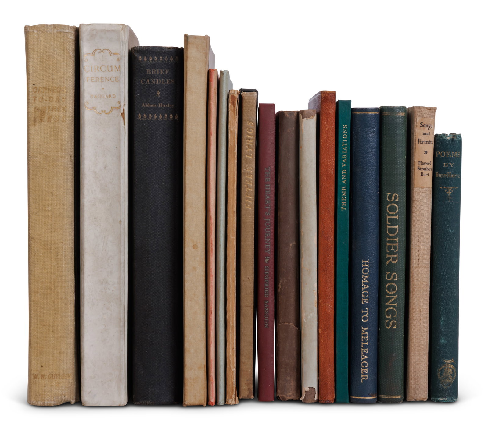 Seventeen Volumes of Poetry and Verse, Many Signed, Patrick MacGill, Aldous Huxley, Siegfried (1 of 16)