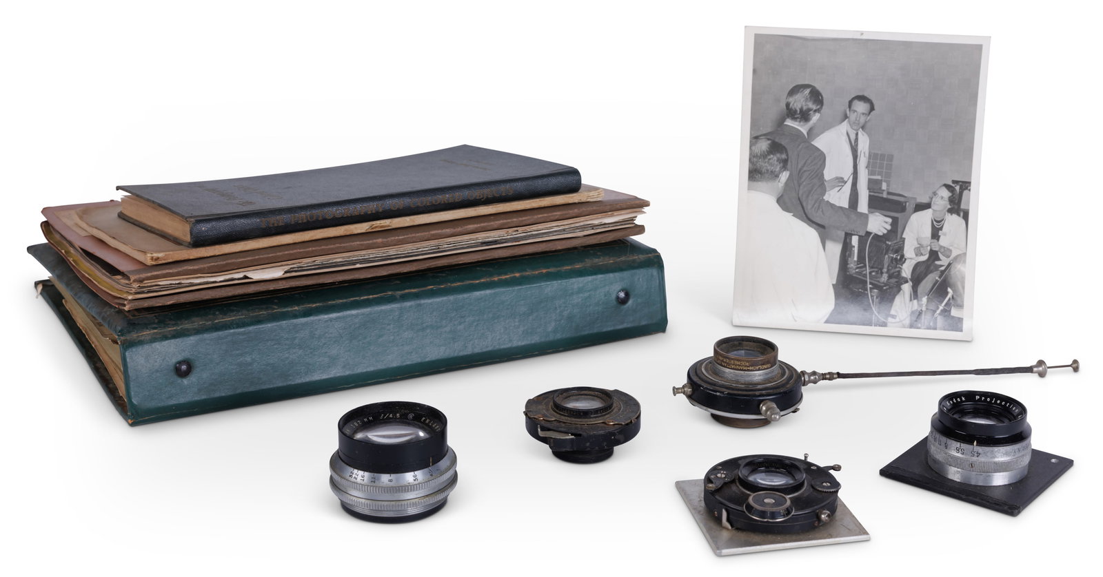 Photographer Scrapbook, Camera Lenses, and Papers [Kodak - Photography] (1950s-60s) (1 of 10)
