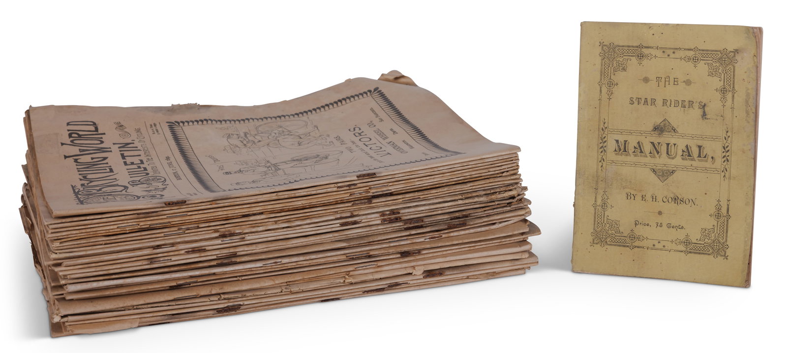 1886 Star Bicycle Manual by Corson, with Related Bicycle Ephemera [Trade Catalogue] (1886-1892) (1 of 4)