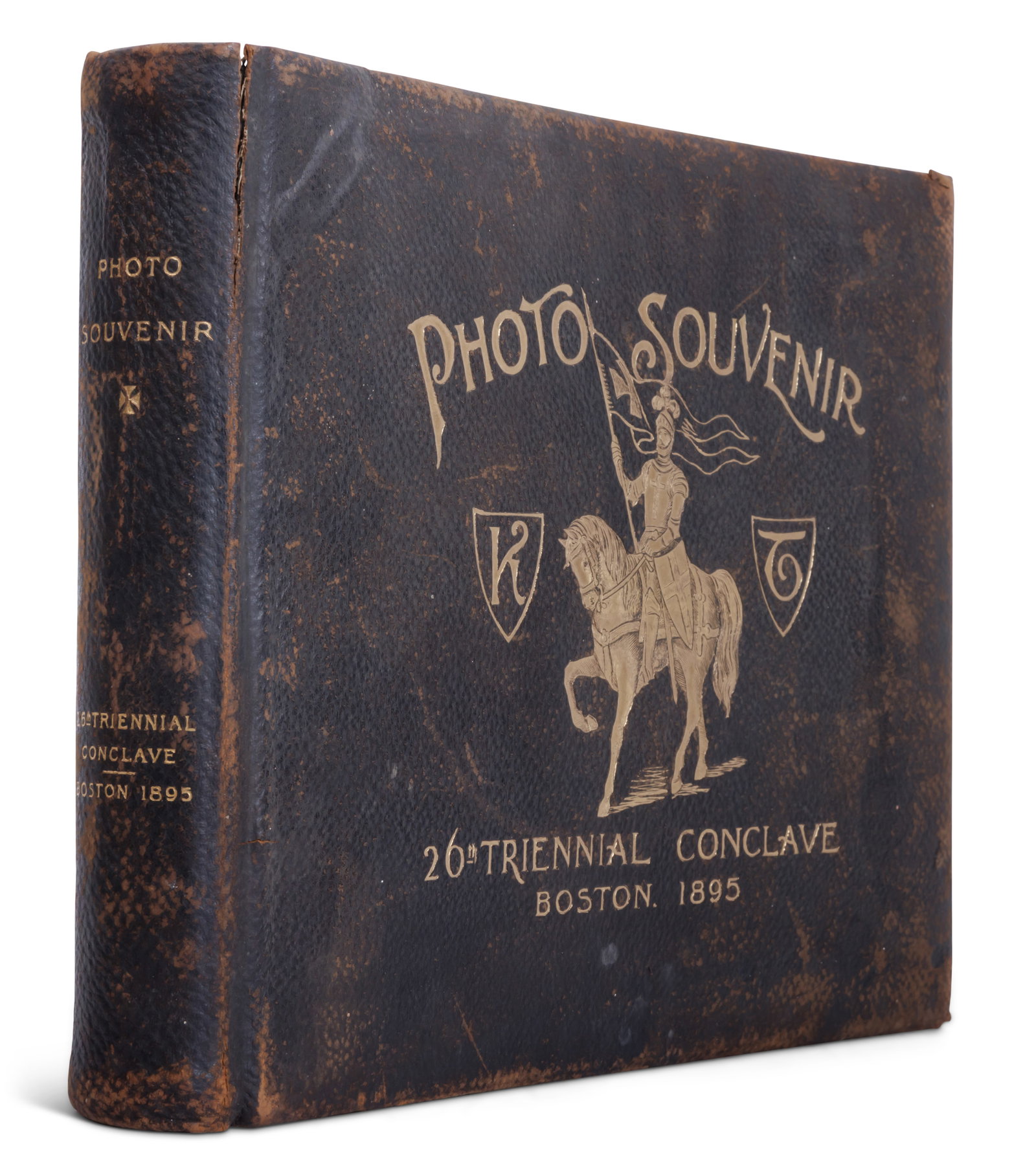 Masonic Knights Templar Photo Souvenir Book [Freemason] (Boston, 1895) 11 x 14 1/2 x 2 1/2 in. (27.9: Masonic Knights Templar Photo Souvenir Book [Freemason](Boston, 1895)Grand Encampment of Knights Templar Twenty-Sixth Triennial Conclave Held at Boston, Mass., Aug. 26-31, 1895. Mason, William A. (ed.
