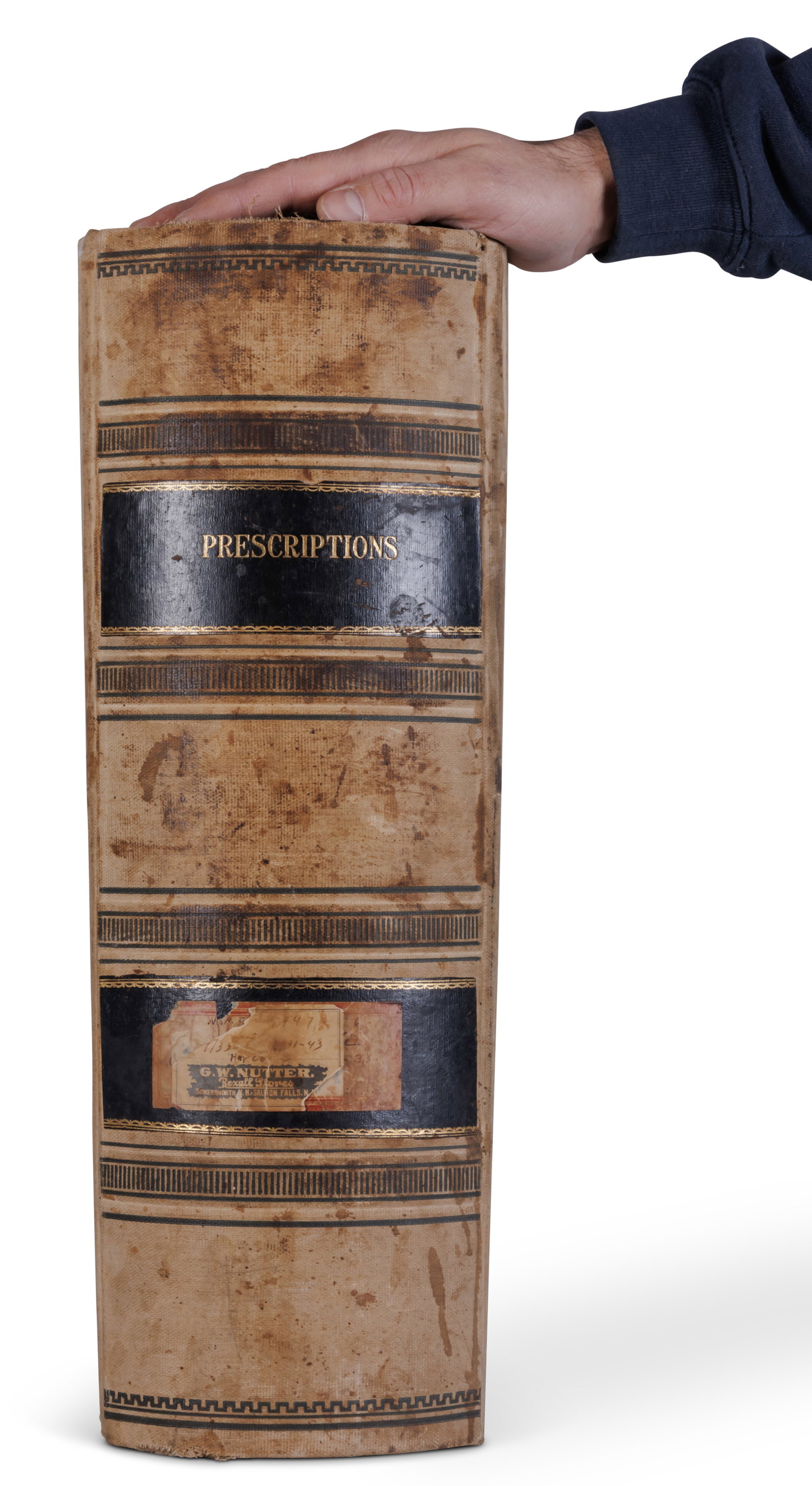 Monumental Pharmacist Prescription Ledger [Drugs - Medical] (Somersworth, NH and Berwick, ME, ca. (1 of 7)