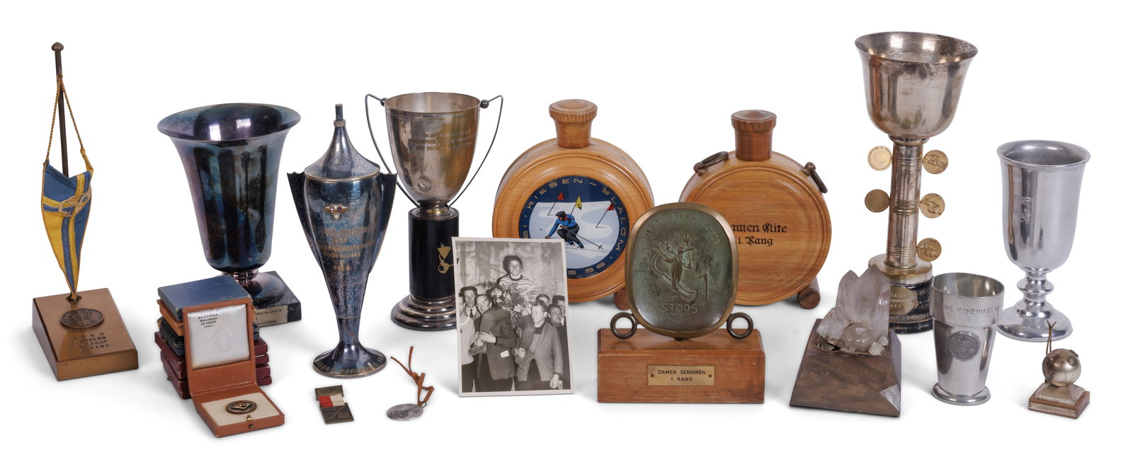 Olympic Skier Hedi Beeler, Lifetime Collection of Trophies, Medals, and More [Ski - Lodge - Slalom] (1 of 10)