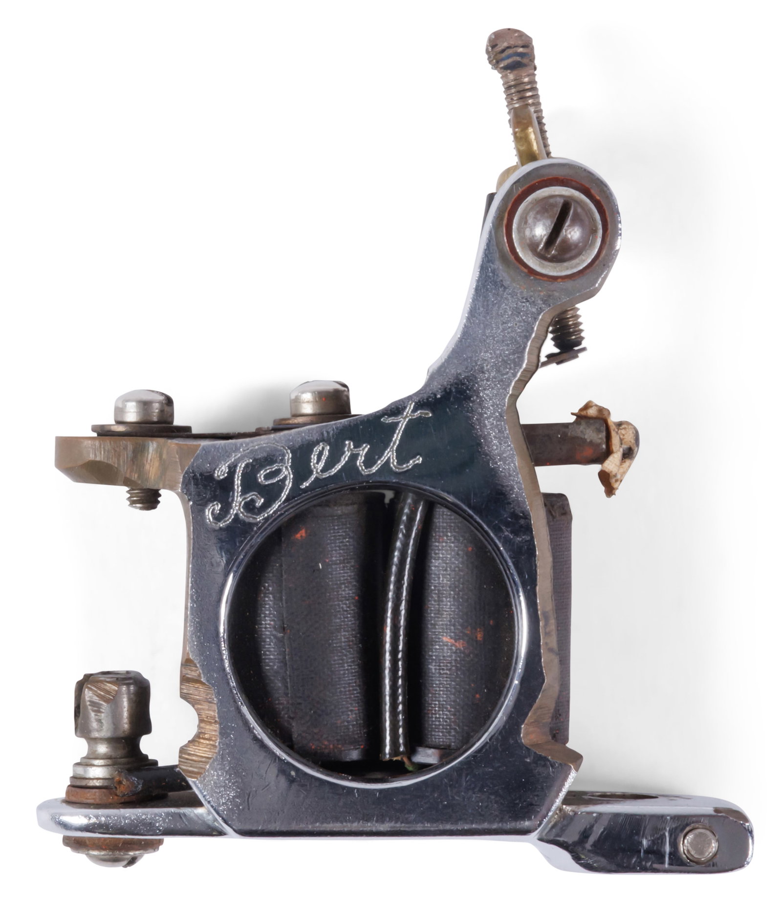 Bert Grimm's Tattoo Machine, Made by Owen Jensen [The Pike - Technology] (Long Beach, ca. 1950) (1 of 7)