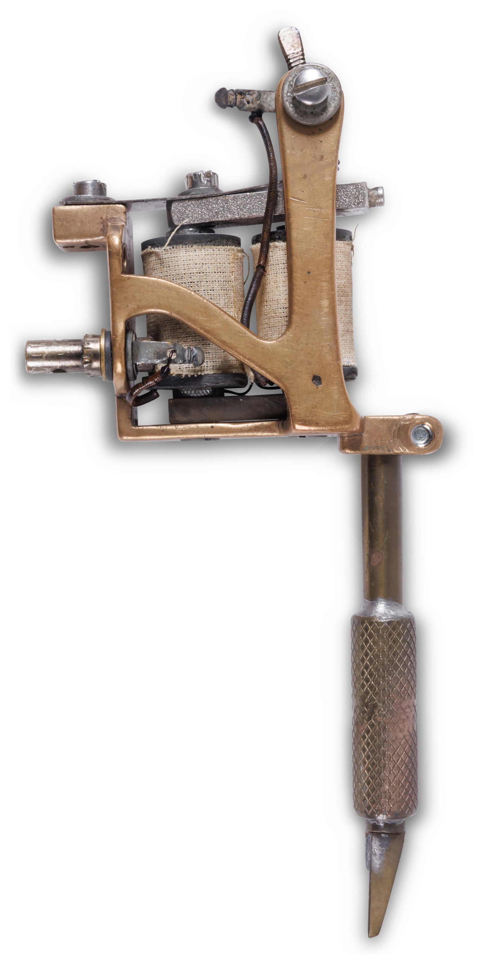 "Iwo Jima" Eddie's Tattoo Machine, Made by Bill Jones [Science and Technology] (San Diego, ca. 1940) (1 of 2)