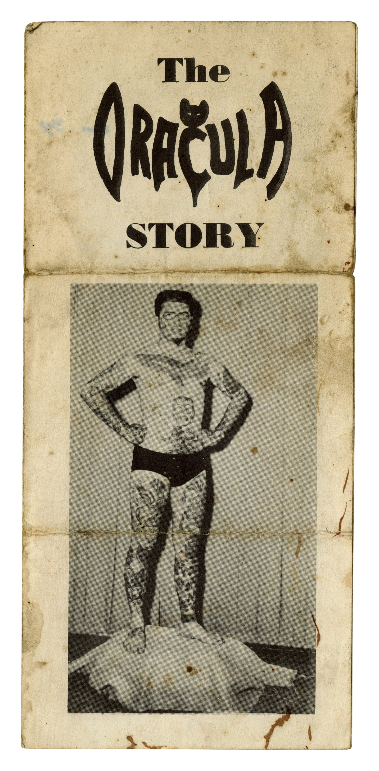Jack Dracula Tattooed Man Souvenir Autobiography [Sideshow - Diane Arbus - Frankenstein -Pitch Book] (1 of 2)