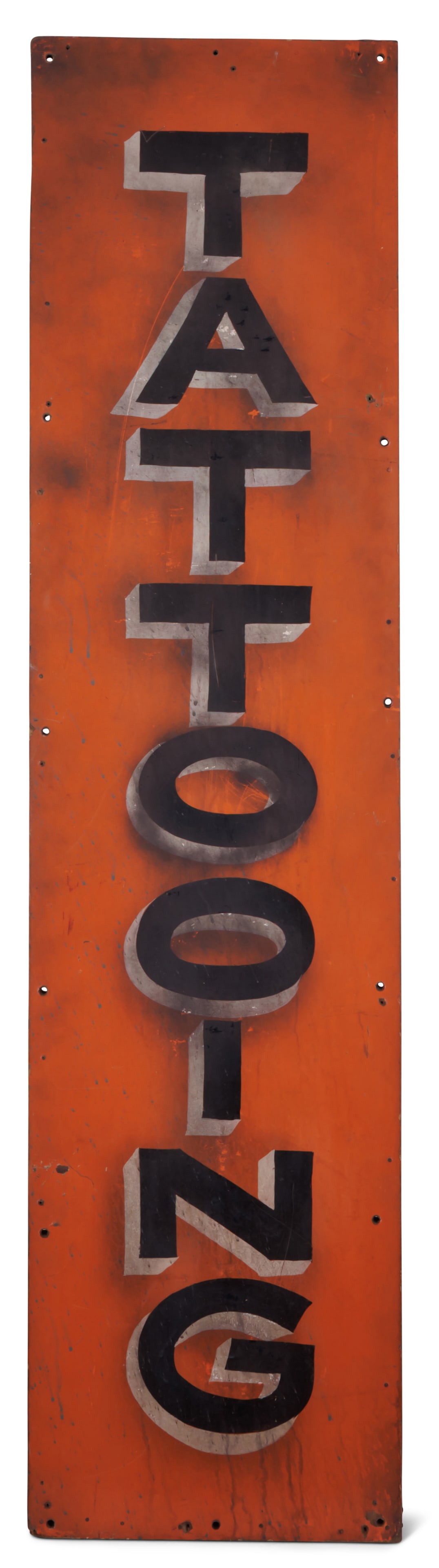 Liberty Family Tattoo Shop Sign [Scollay Square - Trade Sign - Vancouver] (Boston, ca. 1940) 60 x 1 (1 of 10)
