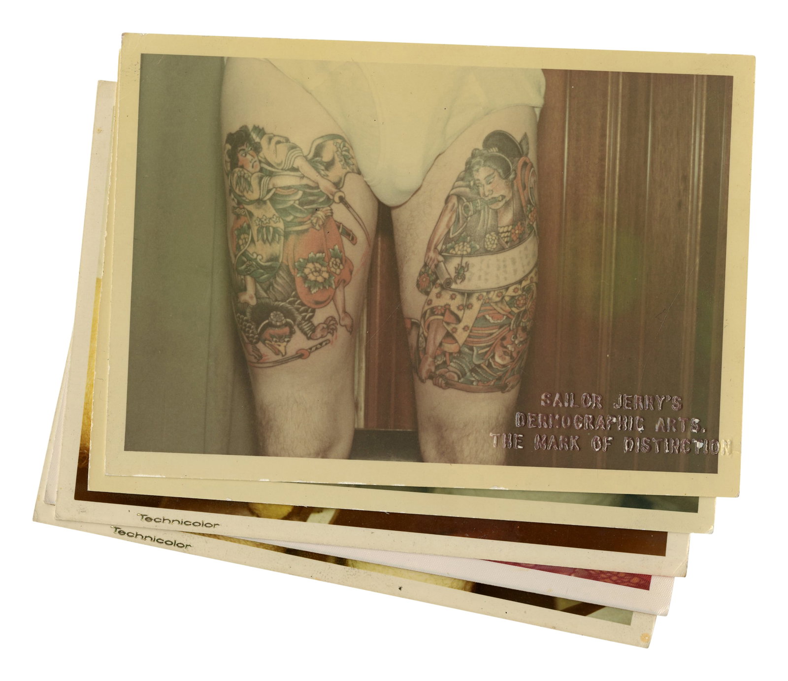 Seven "Demographic Arts" Tattoo Snapshots by "Sailor Jerry" Collins [Photograph] (Honolulu, ca. (1 of 3)