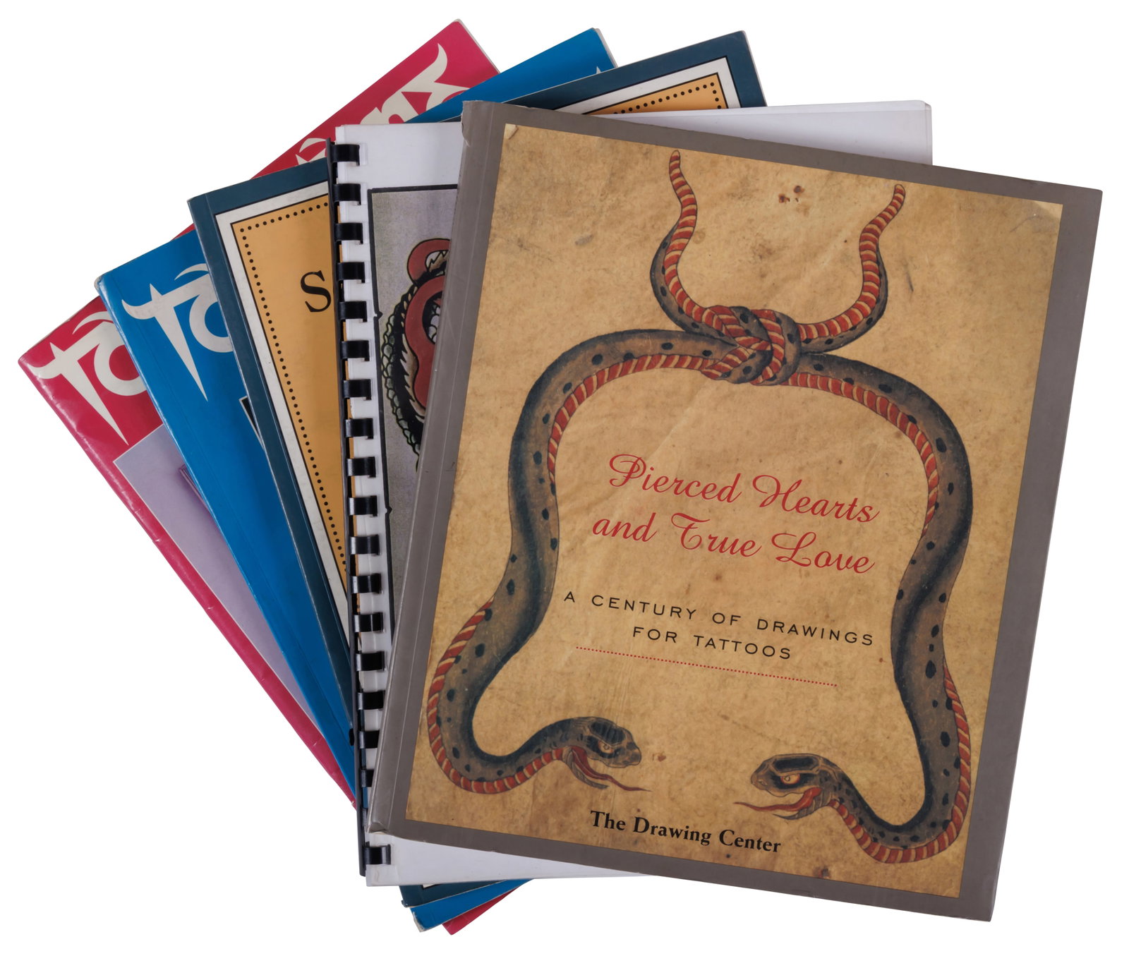 Ed Hardy Autographed Tattoo History Book with Four Others 10 1/2 x 9 in. (26.7 x 22.9 cm.) (1 of 7)