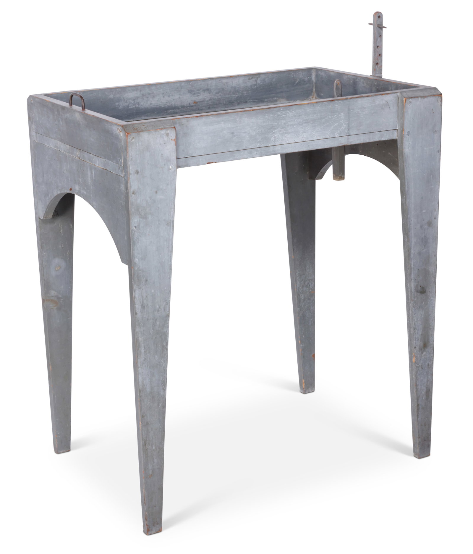 Shaker Dry Sink or Sorting Table (Sabbathday Lake or Alfred, Maine, ca. 1850) 37 3/4 x 19 3/4 x 28 (1 of 11)