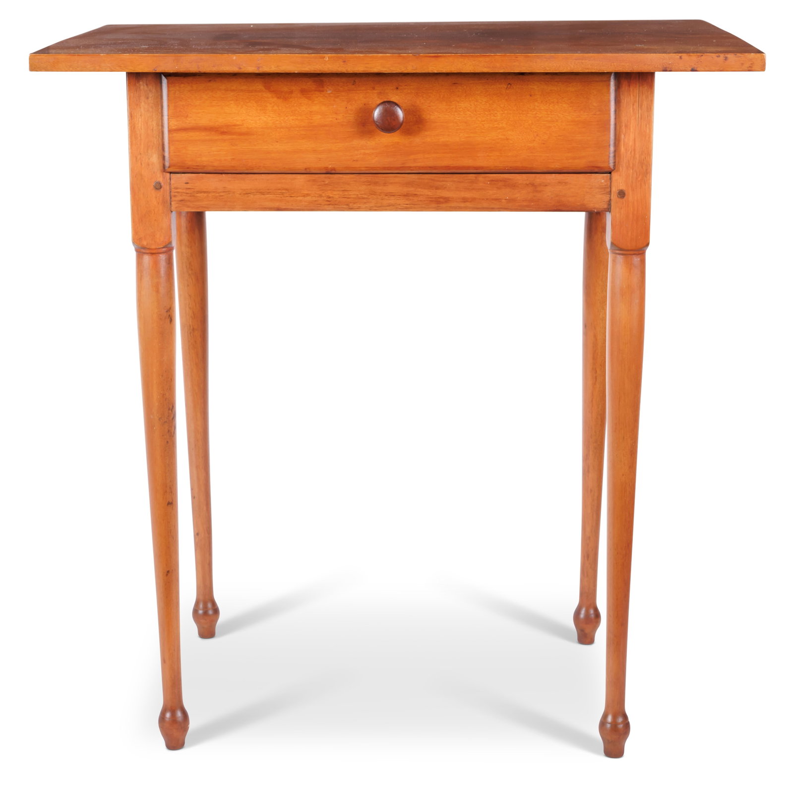 Shaker Sister Ada Elam's Bedside Table (Canterbury, New Hampshire, ca. 1840) 25 1/2 x 16 x 23 3/4 (1 of 11)