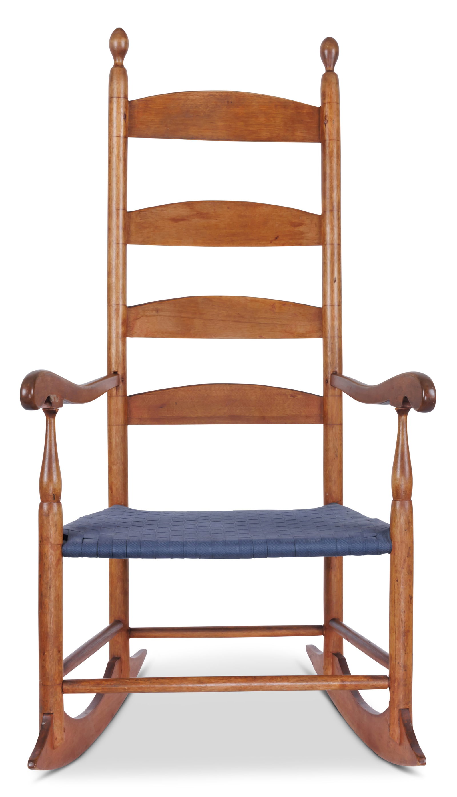 Shaker Rocking Chair in Red Stain (Canterbury, New Hampshire, ca. 1840) 45 x 21 3/4 x 23 3/4 in. (1 of 10)