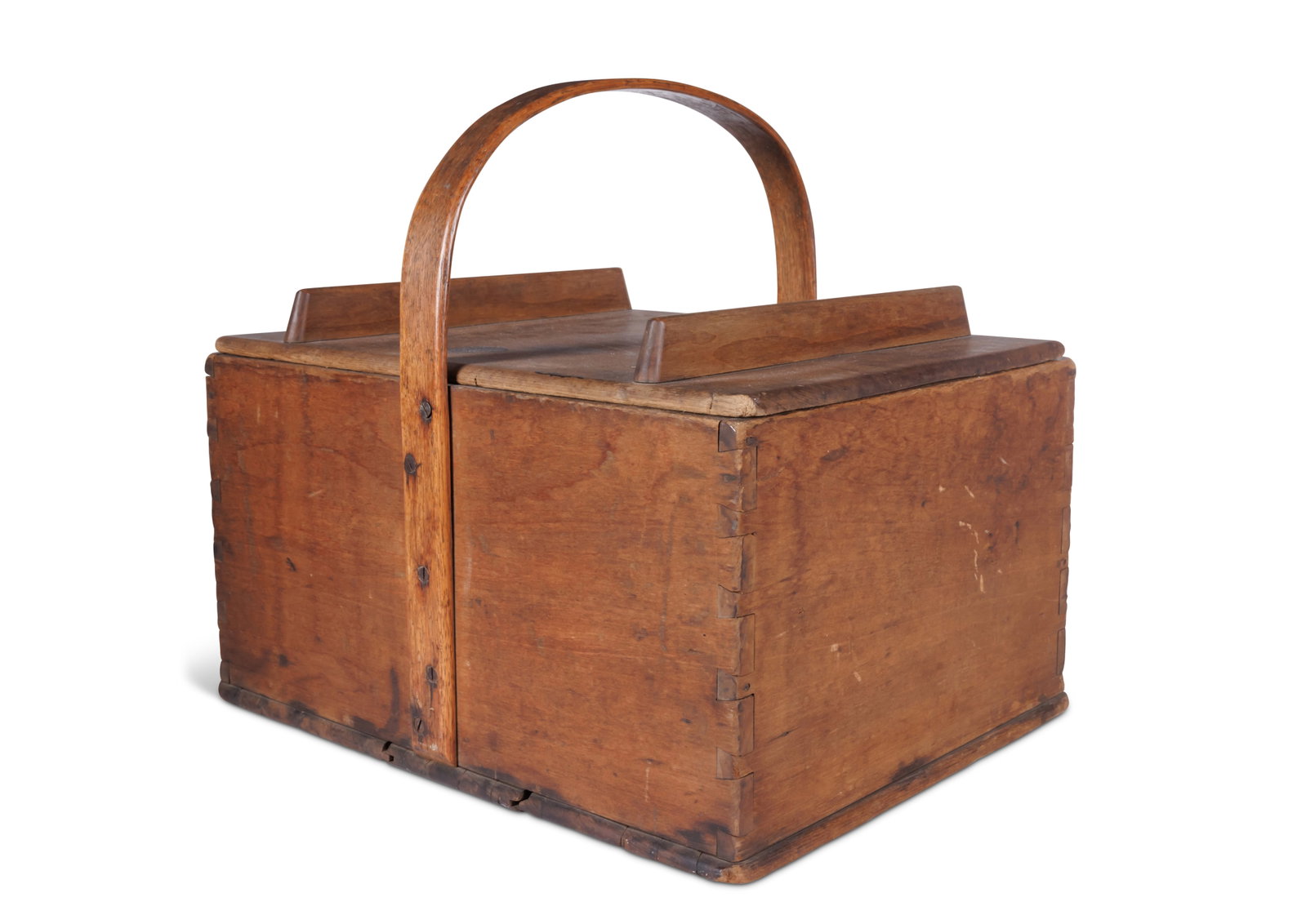 Shaker Egg or Butter Carrier (Possibly Watervliet, New York, ca. 1850) 15 1/2 x 12 1/2 x 16 1/2 in. (1 of 11)