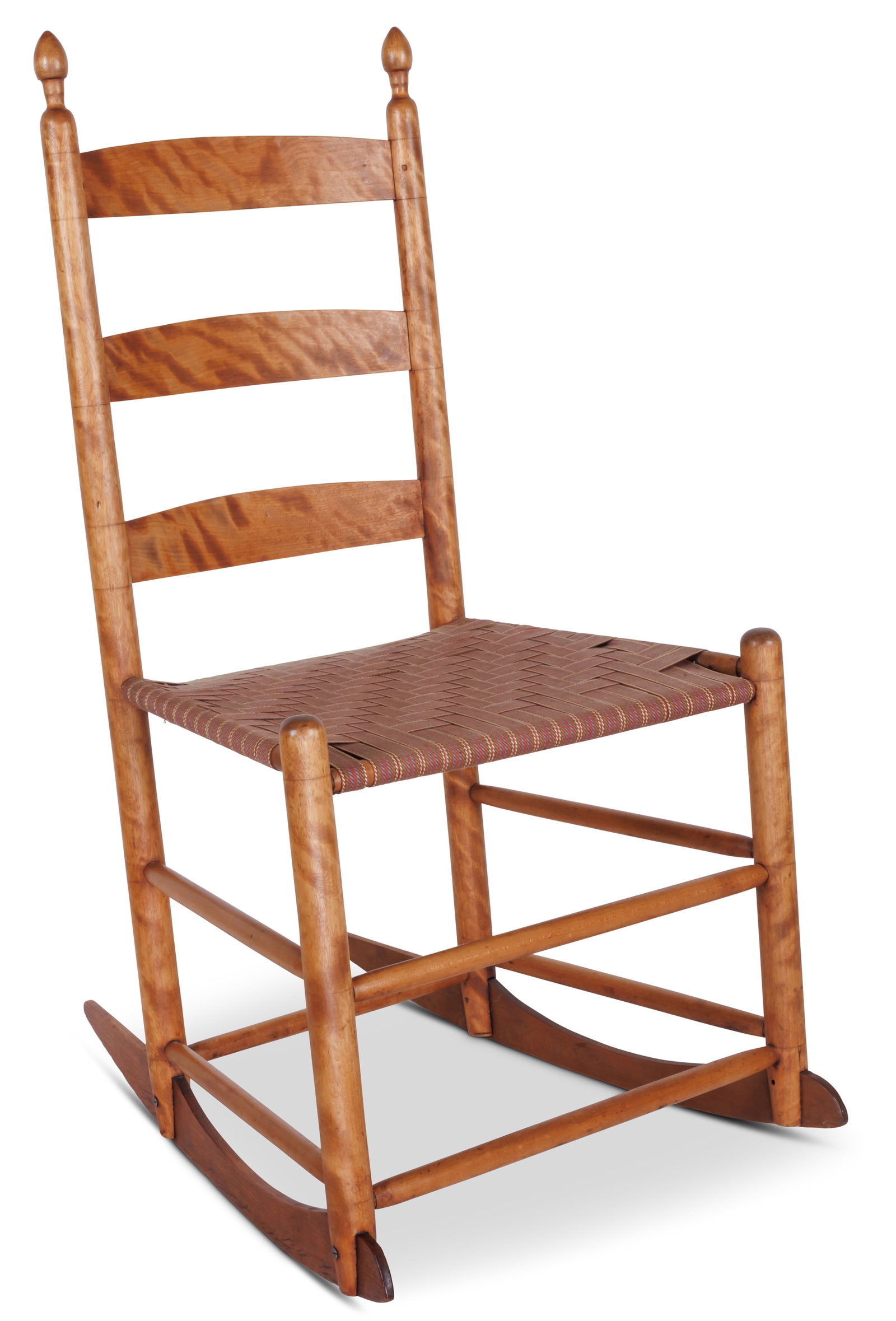 Shaker Rocking Chair (New Lebanon, New York, ca. 1850) 35 1/2 x 18 1/2 x 24 in. (90.2 x 47 x 61 cm.) (1 of 7)