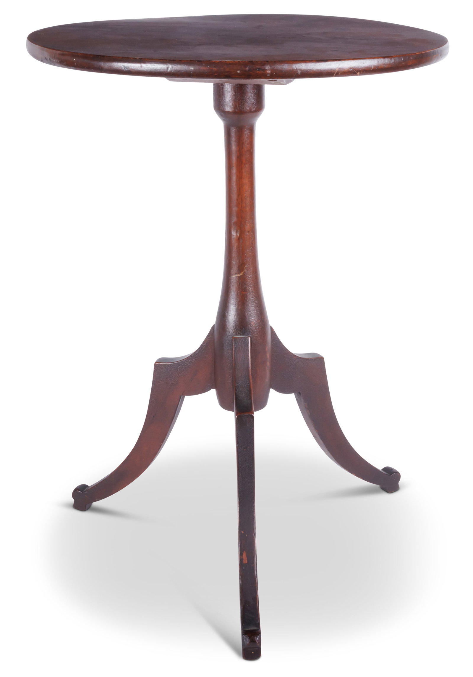 Shaker Candlestand (Groveland, New York, ca. 1840) 27 x 19 1/4 in. (68.6 x 48.9 cm.) (1 of 7)