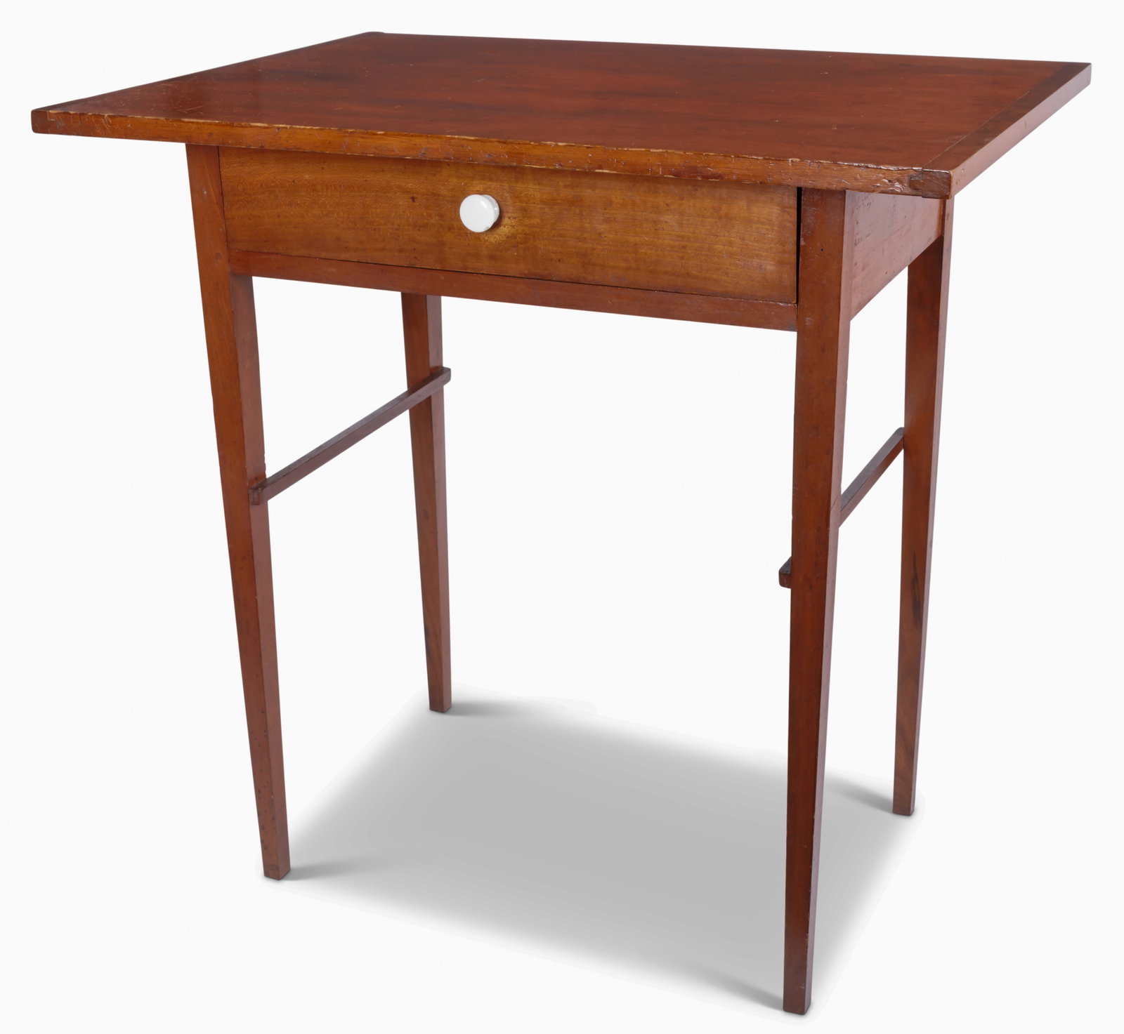 Shaker One-Drawer Table (New Lebanon, New York, ca. 1850) 27 x 19 x 27 1/2 in. (68.6 x 48.3 x 69.9 (1 of 8)