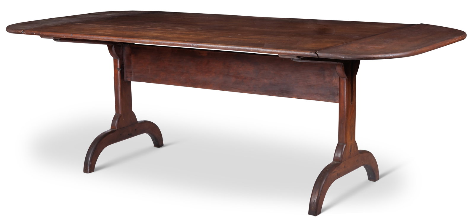Shaker Dining Table (Watervliet, New York, ca. 1840) Closed: 28 x 41 1/4 x 60 in. (71.1 x 104.8 x (1 of 10)